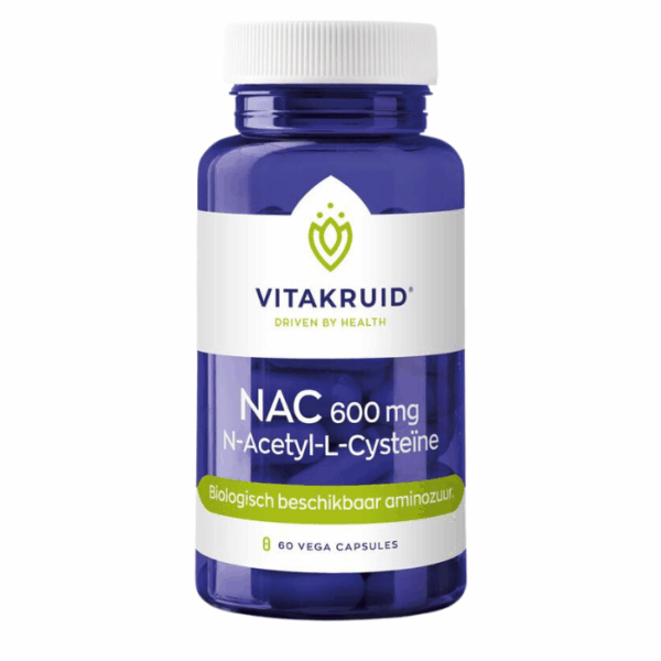 Vitakruid NAC 600 mg N-Acetyl-L-Cysteïne - 60 Capsules