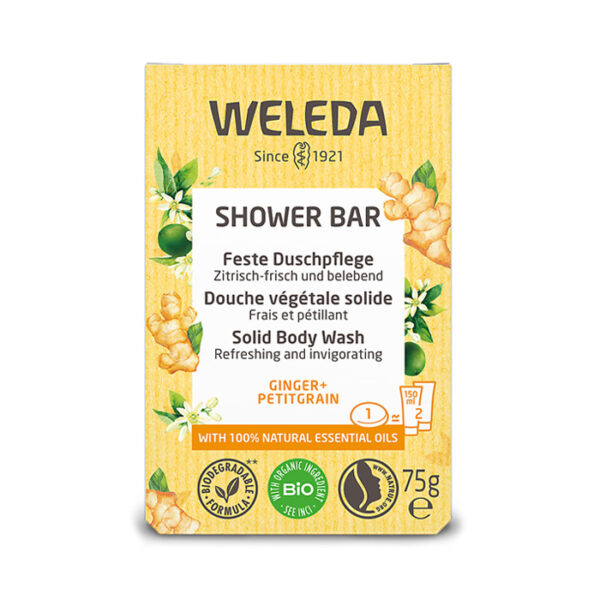 Weleda Shower Bar Gember + Petit Grain 75g