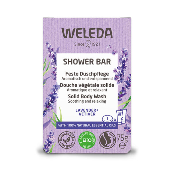 Weleda Shower Bar Lavendel + Vetiver 75g
