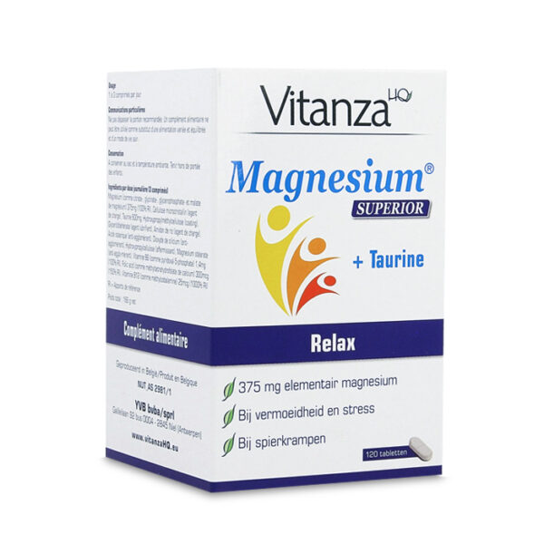Vitanza HQ Magnesium Superior + Taurine 120 Tabletten